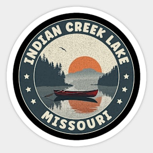 Indian Creek Lake Missouri Sunset Sticker